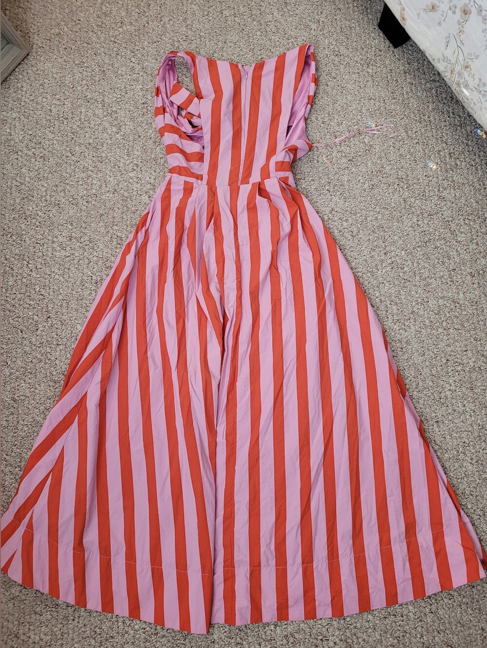 Anthropologie BHLDN Madeline A-line Taffeta Midi Dress. - Picture 4 of 6